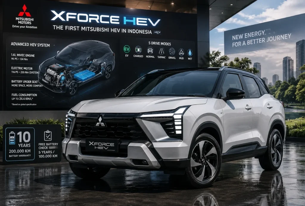 Mitsubishi Xforce Kini Punya Varian Hybrid, Langkah Bertahan di Tengah Gempuran SUV Elektrifikasi